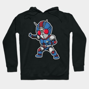 Kamen Rider Black RX Biorider Chibi Style Kawaii Hoodie